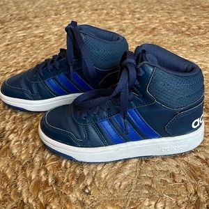 Little Boys Adidas High Top Sneakers